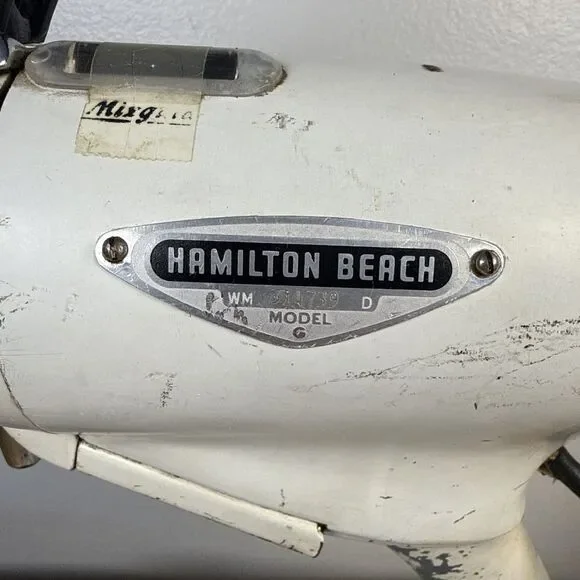 Hamilton Beach Vtg 1940s Stand Mixer Model G Tested And Works - Picture 2 of 16